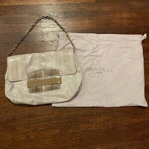 Jimmy Choo Eel Skin Shoulder Bag (Vintage)